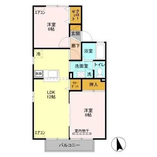 ル・パサージュ【2階】の間取り