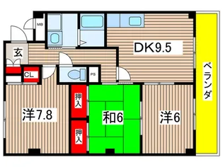 ヴェルドミール徳重【2階】の間取り