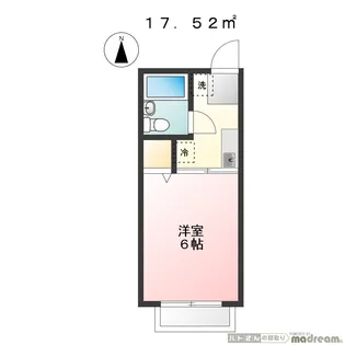 シティハイム キャトルセゾン【1階】の間取り