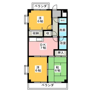 グレースメゾン名海3【4階】の間取り