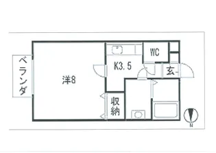 パルクレール【2階】の間取り
