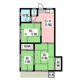 グリーンハイツ【2階】の間取り
