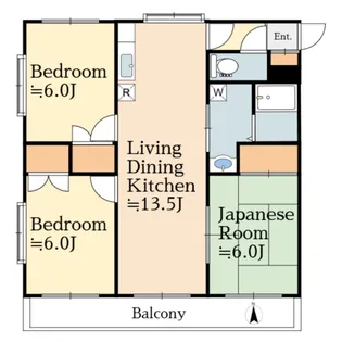 メゾンさつきの【2階】の間取り