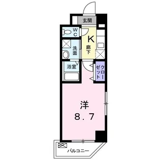 サンフォニア新宿【3階】の間取り