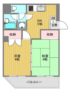 レジデンス星野【3階】の間取り