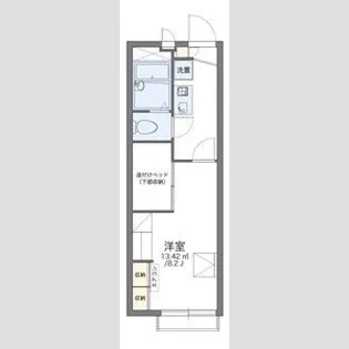 レオパレスマリオネット【2階】の間取り