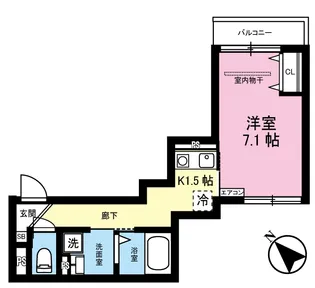 グランデファーレ新横浜【2階】の間取り
