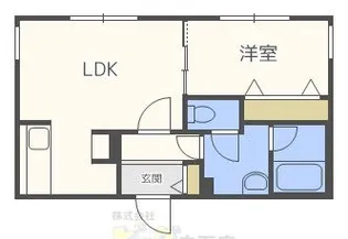 VIA LATTEA本通【4階】の間取り