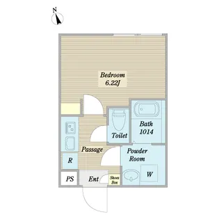 ブライト品川【3階】の間取り