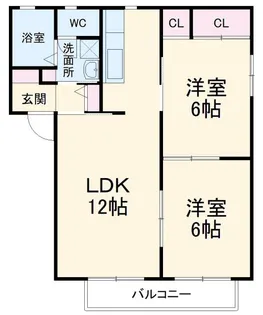 ディオン早出II【1階】の間取り