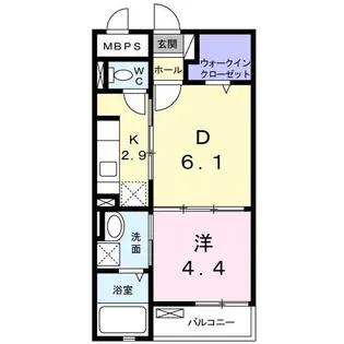 パル池田 1【2階】の間取り