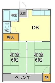 コーポ海幸【3階】の間取り