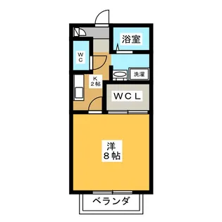 コンフォート三柿野【1階】の間取り