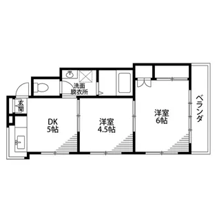 第一中山ビル【3階】の間取り
