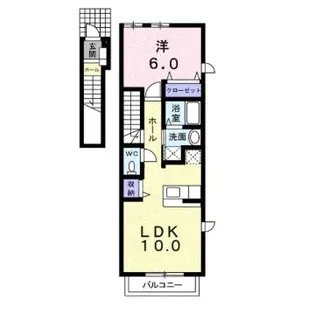 アイ・ビーコート【2階】の間取り