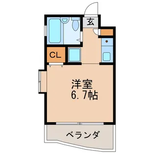ジョイフル名城公園【2階】の間取り