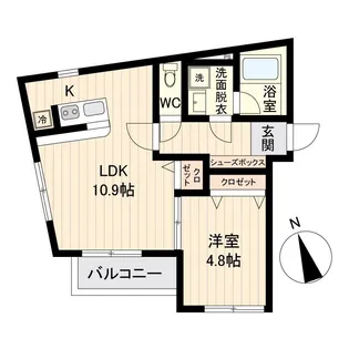 LiveFlat戸越【4階】の間取り