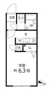 Branche笹塚【4階】の間取り