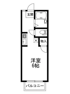 パームハイツ【1階】の間取り