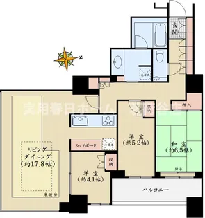アトラスタワー茗荷谷【7階】の間取り