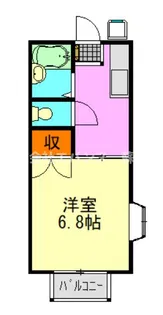 グローバルハイツ【2階】の間取り