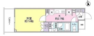 スタイリオ品川中延【4階】の間取り