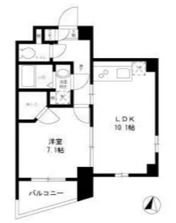 HAFAADAI世田谷赤堤【2階】の間取り