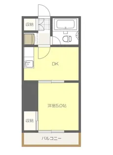 マドレーヌセゾン【3階】の間取り