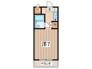サンライズ戸塚【2階】の間取り