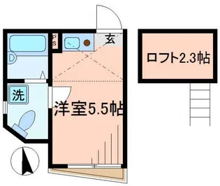 モンシェリー西日暮里【3階】の間取り