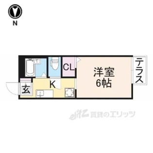 メゾネット香南【1階】の間取り