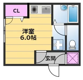 ライズコート【3階】の間取り