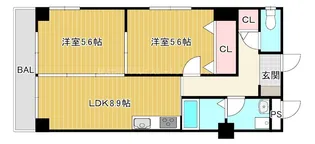 クッキィーIII【3階】の間取り
