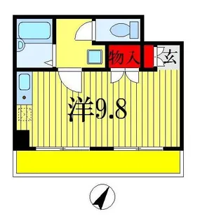 新田町小川マンション【2階】の間取り