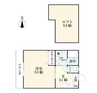 がばいハウス 佐賀西【1階】の間取り