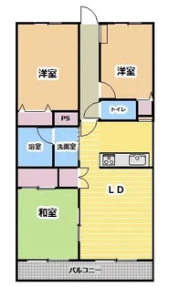 アドリーム分倍河原【3階】の間取り