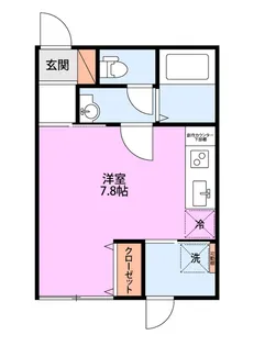Common 2nd Kamitokoro A棟【2階】の間取り