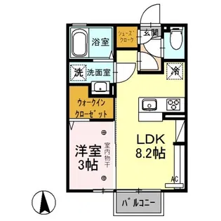 アドバンス【2階】の間取り