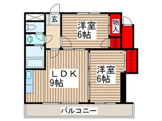 メゾンド-ル【3階】の間取り