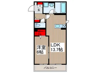URBAN GRACE Hinata【3階】の間取り