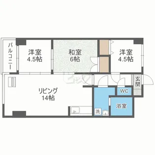 パークアベニュー広和NO10【4階】の間取り