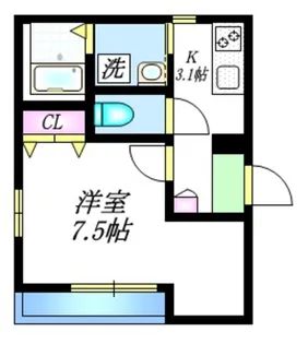 ク・ボーノ 大塚【2階】の間取り