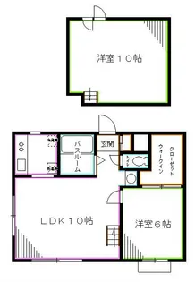 アーグレイ(AーGREY)【2階】の間取り