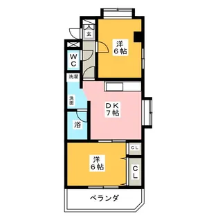 フィレンツェIII【2階】の間取り
