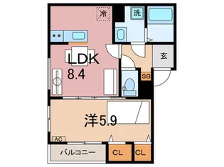 Neve【2階】の間取り