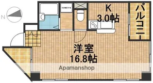 ベルズコート浜松【3階】の間取り