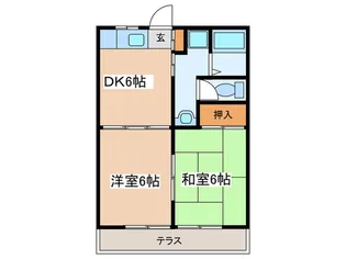 エバ-ハイム【2階】の間取り