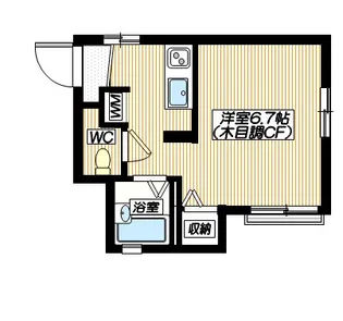 コート湘南【1階】の間取り