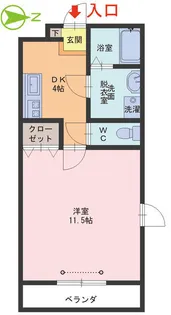 Be Zero One【1階】の間取り