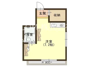コーポ大西【3階】の間取り